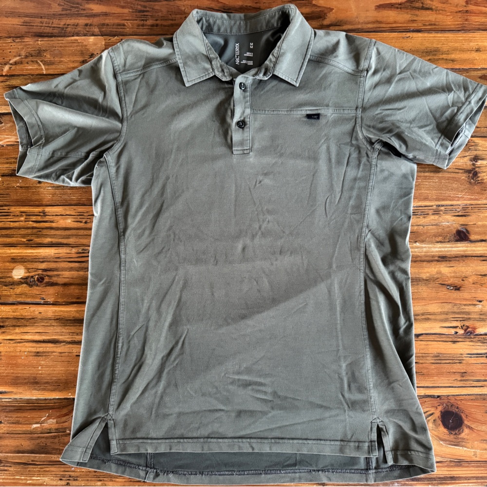 Arc'teryx Men's Charcoal Polo Shirt